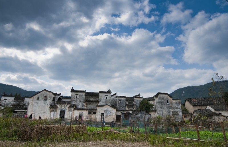 连体建筑群八大家安徽省黟县关麓景区