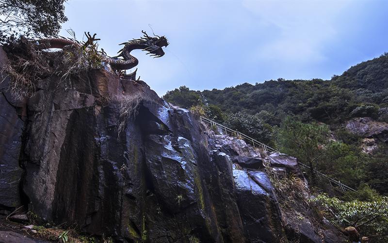 作品描述 拍摄地点 临海市沿江镇清潭头村龙喷水景区 拍摄时间