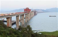 建设中的乐清湾大桥