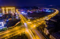 滨江夜色