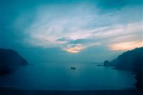 宁静的大鹿岛港湾