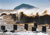 排山倒海之势