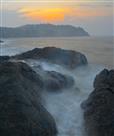 《晨曦鸡山岛》