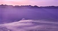 山村晨景