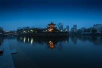 湖心亭夜色