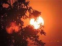 环礁夕阳