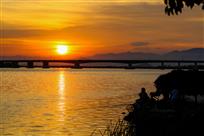 夕钓·玉环湖