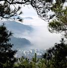 雾绕山村