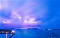 鸡山日出