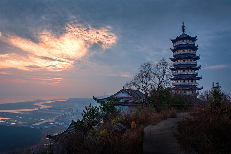 畔南山风景区元旦日的下午16:40分时美景  拍摄地点: 都昌南山风景区