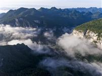 峡谷云涌