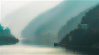 水墨水山