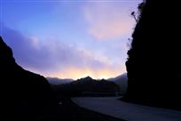《雪玉山晨曦》