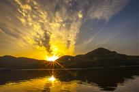 龙河夕阳