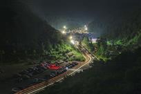 雪玉山之夜