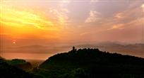 名山晨曦