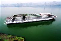 游丰都鬼城的旅游船离港