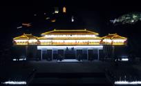 鬼城游客中心夜景
