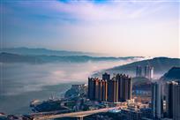 建设中的龙河东