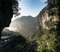 俯视盘山巨龙