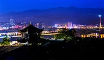名山夜色