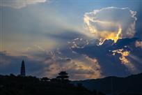 《宝塔夕照之一》