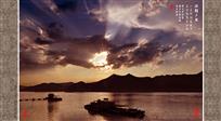 双桂夕照