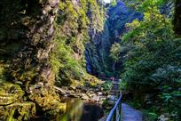 阳光穿透橄榄河峡谷