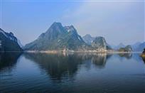 秀美的大龙湖风光