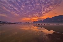 毛塘湿地早晨光