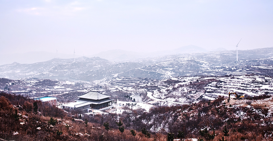 01.05.拍摄于邹城市城前镇越峰山风景区.