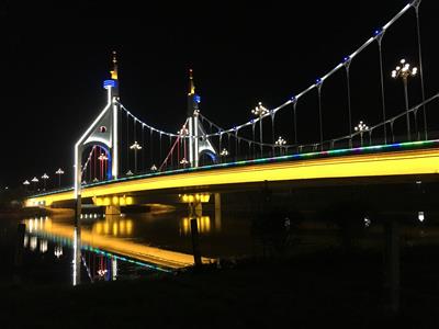 湖南路大桥夜景