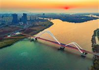 《夕照秋江l鹭影》