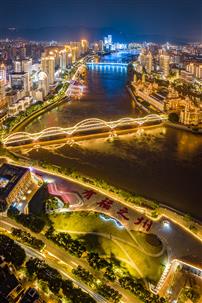 三桥叠彩，福筑闽江