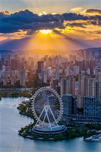 榕城之眼：晋安湖与光的拥抱