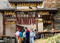 晒秋满坊&nbsp;人醉篁岭