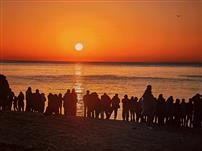 迎接新年第一缕阳光