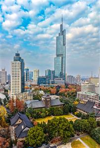 南大古建与南京地标